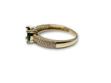 Bague Pierre Vert en or 10K Nouveaut?© - orquebec
