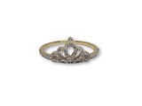 Bague Princess 0.15ct Diamants en or 10K - orquebec