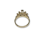 Bague princess en or 10k Saphire bleu - orquebec