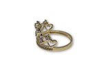 Bague princessa en or 10k pour femme - orquebec