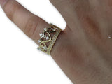 Bague princessa en or 10k pour femme - orquebec
