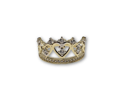 Bague princessa en or 10k pour femme - orquebec