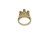 Bague Princessa en or jaune 10 karat - orquebec