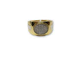 Bague Rolly en or jaune et blanc 10k MRG-037 - orquebec