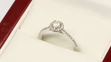 Bague round 18k 0.50ct si diamants pour elle - orquebec