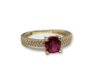 Bague Ruby Rouge en or 10k Nouveaut?© - orquebec