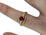 Bague Ruby Rouge en or 10k Nouveaut?© - orquebec
