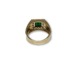 Bague Ruby Vert en or 10k Style Rolly - orquebec