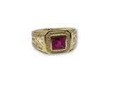 Bague ruby014 rouge en or 10k - orquebec