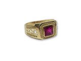 Bague ruby014 rouge en or 10k - orquebec