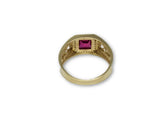 Bague ruby014 rouge en or 10k - orquebec