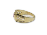 Bague ruby014 rouge en or 10k - orquebec
