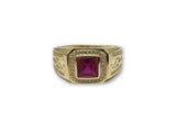 Bague ruby014 rouge en or 10k - orquebec