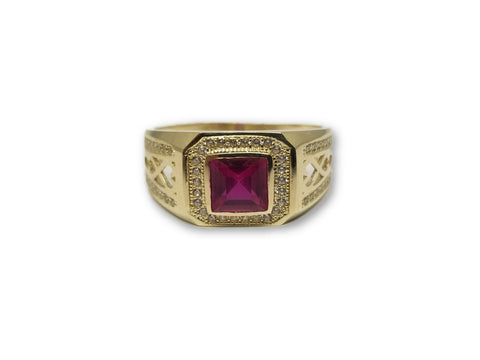 Bague ruby014 rouge en or 10k - orquebec