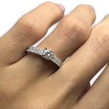 Bague silvia 0.59ct Diamants en or 14k - orquebec