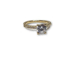 Bague Solitaire en or jaune 10k Nouveaut?© - orquebec