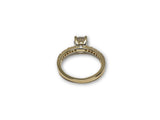Bague Solitaire en or jaune 10k Nouveaut?© - orquebec