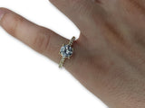 Bague Solitaire en or jaune 10k Nouveaut?© - orquebec