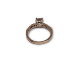 Bague Solitaire en or Rose 10K Nouveaut?© - orquebec