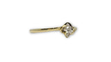 Bague solitaire06 0.12ct de diamants en or 10 K DRG-055 - orquebec