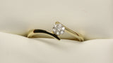 Bague solitaire3 0.07Ct Diamants en or 10k DRG-046 - orquebec