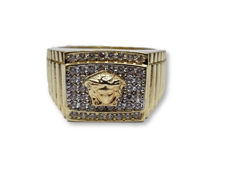 Bague style versace  en or 10k Nouveaux13 - orquebec