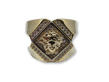 Bague  style versace  en or 10k Nouveaux22 - orquebec