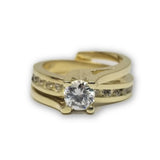 Bague unique en or 10K - orquebec