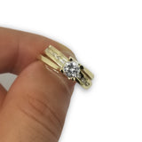 Bague unique en or 10K - orquebec