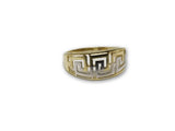 Bague versace 2 tons en or 10k - orquebec