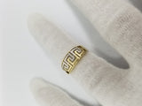 Bague versace 2 tons en or 10k - orquebec