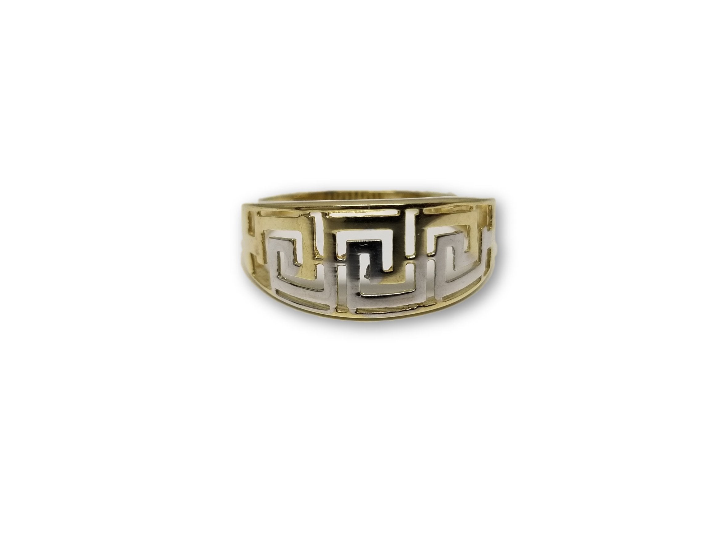 Bague versace 2 tons en or 10k - orquebec