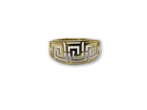 Bague versace 2 tons en or 10k - orquebec