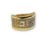 bague versace 2 tons en or 10k - orquebec