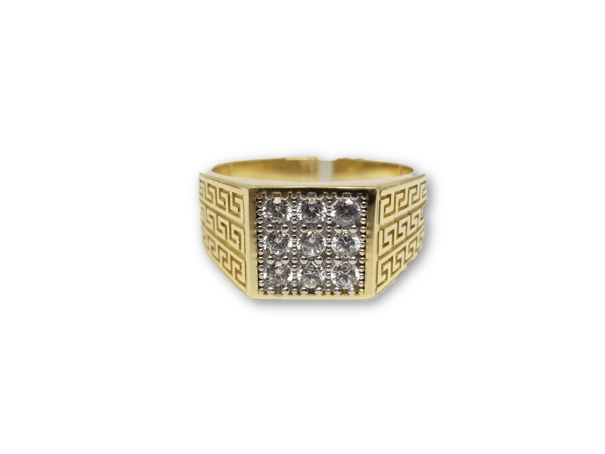 Bague Versace Alessandro en or jaune 10 karat MRG-047 - orquebec