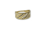 Bague Versace coupe diamond cut 10k neuf - orquebec