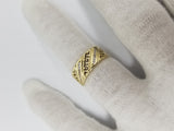 Bague Versace coupe diamond cut 10k neuf - orquebec