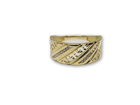 Bague Versace coupe diamond cut 10k neuf - orquebec