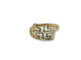 Bague Versace coupe Diamond cut en or 10K - orquebec