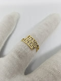 Bague Versace coupe Diamond cut en or 10K - orquebec