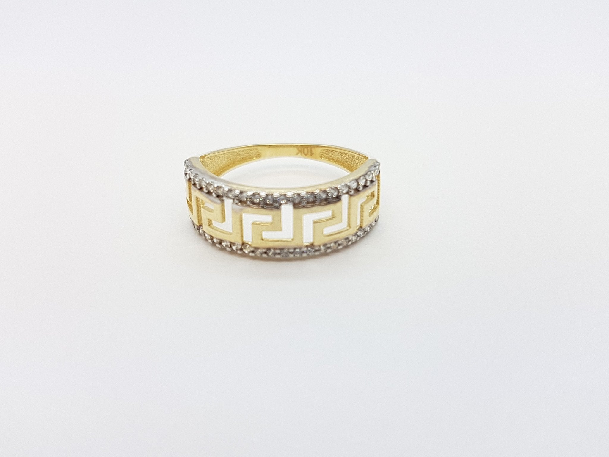 Bague versace en or 10 karat - orquebec