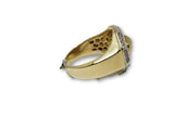 Bague Versace en or jaune 10 k VLC-032 - orquebec