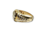 Bague Versace en or jaune et blanc 10 karat MRG-043 - orquebec