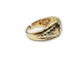 Bague Versace en or jaune et blanc 10 karat MRG-043 - orquebec