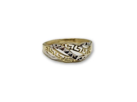 Bague versace Greek Design en or 10k - orquebec