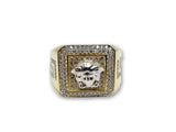 Bague Versace model 2019 en or jaune 10 karat MRG-050 - orquebec