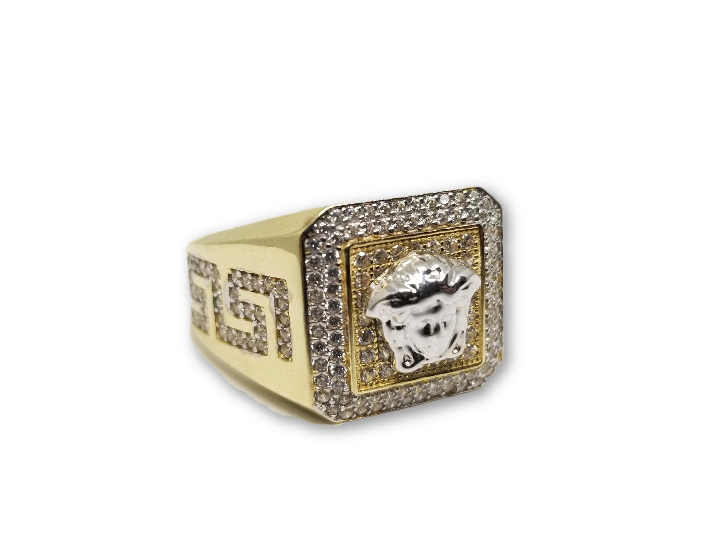 Bague Versace model 2019 en or jaune 10 karat MRG-050 - orquebec