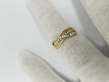 Bague versace style infinity 2 tons en or 10k - orquebec