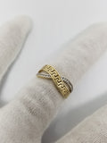 Bague Versace style infinity en or 10k pour elle - orquebec