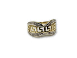 Bague versace style inifinie en or 10k - orquebec